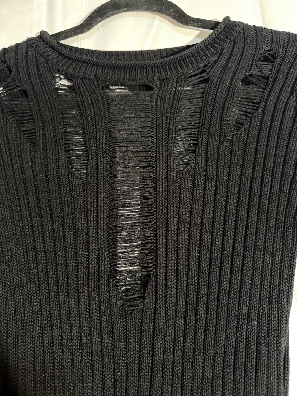 Fashion Nova Black Ribbed Long Sleeve Maxi - Picture 4 of 6